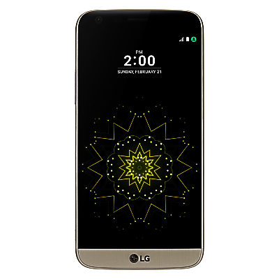LG G5 Smartphone, Android, 5.3 , 4G LTE, SIM Free, 32GB Gold
